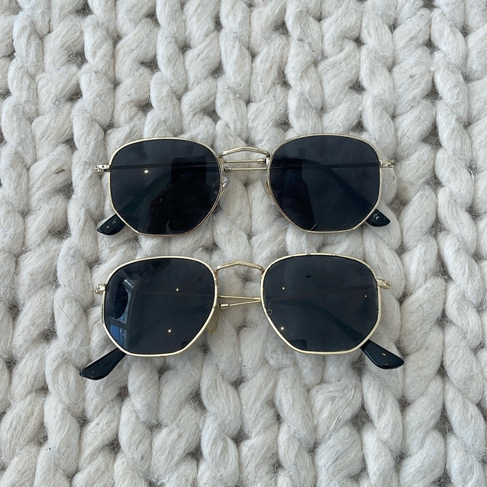 Set of Two Square Lens Sunglasses